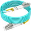 5m(15ft) OM4 LC LC Fiber Patch Cables MMF Multimode, Options 0.2m~153m, Fiber Optical Cable Duplex, 50/125m 40G/100G LSZH (2pack),  view 1