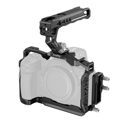 SmallRig Z6 III Camera Cage Kit for Nikon Z6 III, with Top Handle and Cable Clamp, Aluminum Alloy Camera Full Cage Kit with Anti-Twist Design, Built-in Quick Release Plate for Arca-Swiss - 4520