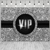ASDCXZ 10x6.5ft VIP Backdrop Glitter Red Carpet Event Photography Background Black Silver Special Guest Film Show Music Party Banner Decorations Baby Shower Kids Birthday Parties Photo Booth Prop view 4