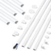 ZhiYo Cord Covers for Wires on Wall Extra-Long, 13.12ft & 85in Corner Cable Concealer Bundle view 1
