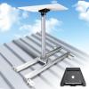 Ybervont Adjustable Stainless Steel Starlink Gen 3 Roof Mount for Standing Seam Metal Roof, 0-30 Adapter view 1