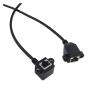 QZLIBEFUD RJ45 Cable Male to Female Screw Panel Ethernet LAN Network Shield 90 Degree Right Angle Extension Cable 0. 0.6m 1m 1.5m(Angle 0.6m) view 3