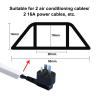 Outdoor Cord Cover, Cable Raceway, Cord Covers for Wires on Floor, Self Adhesive Soft PVC Wire Cover for Home Office Gym Restaurant view 2