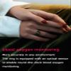 HFDJRWK Smart Ring Health Tracker Sleep Monitor Ring Pedometer Ip68 Waterproof Compatible with Android and iOS(Silver,10#) view 3