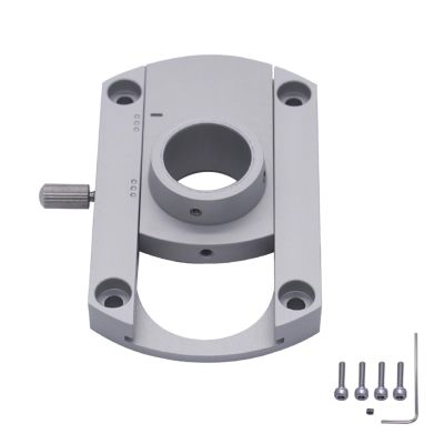 boxidixi Metal Phonograph HiFi-SME Conversion Arm Inner Hole 20mm Converter Plate for Turntable- Disc l Recorder