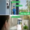 8MP Security Camera Outdoor, HD Three Screen External Wifi Camera Outdoor Dual Lens Auto Tracking Security PTZ Cam Video Surveillance,Add 32g view 3