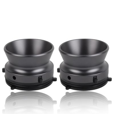 FLEXMAN 1 Pair NAB Hub Adapters, Professional Aluminium Alloy 10 Inch Opener Reel to Reel Tape Nab Hub Adapter for Studer ReVox for Akai for Teac