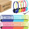 XOSDA 50 Pack Bulk Headphones for Kids School Classroom,Wholesale Children Wired Headphones with 3.5mm Jack for Students Adults Teen Toddler Boys Girls Earphones(PU102,50 Mixed) view 1