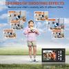 Goshyda 1080P Digital Camera, Auto Focus 48MP Point and Shoot Digital Camera HD 16X Digital Zoom with Flash, Anti Shake, Face Detection, 2.8in Screen, for Teens Beginner Adult (Black) view 3
