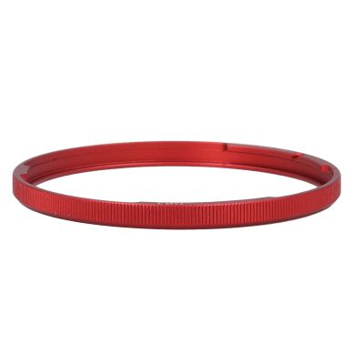Metal Lens Decoration Ring, and Decoration Aluminum Alloy Material Lightweight Yet Robust, with Storage Box, for GR3 Digital Camera (Red)