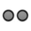ACROPIX Universal 4" Car Speaker Grills Cover Mesh Round 4 Inch Audio Speaker Subwoofer Guard Protector Case with Mounting Screws Iron ABS Silver Tone Black - Pack of 2 view 1