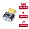 4K HDMI Dummy Plug Display Emulator Headless Ghost Adapter Compatible with Windows Mac OSX Linux Support 4kx2k 2160P 1080p for Computer Desktop 3 Pack view 2