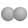 ACROPIX Universal 8" Car Speaker Grills Cover Mesh Round 8 Inch Audio Speaker Subwoofer Guard Protector Case Iron Plating Silver Tone Black - Pack of 2 view 1