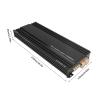 Car Stereo Amplifier, 2500W Car Amplifier Single Channel Class D High Power Aluminum Alloy Digital view 3