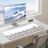 LL-COEUR Sea Wave Large Gaming Mouse Pad 27.5"x11.8"x0.12" Long Computer Mouse Mat with Non-Slip Base Stitched Edges Office Desk Accessories Gifts view 4