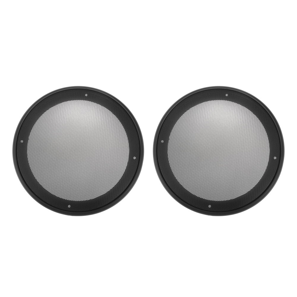 ACROPIX Universal 8" Car Speaker Grills Cover Mesh Round 8 Inch Audio Speaker Subwoofer Guard Protector Case with Mounting Screws Iron ABS Black - Pack of 2