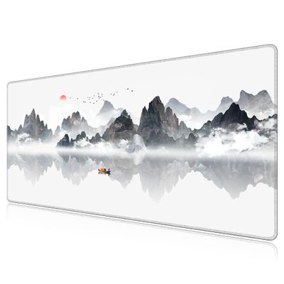 LL-COEUR Landscape Extended Mousepad 31.4"x15.7"x0.12" Waterproof Keyboard Mouse Mat with Anti-Slip Rubber Base Long Desk Pad for Gamer Office Home