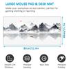 LL-COEUR Landscape Extended Mousepad 31.4"x15.7"x0.12" Waterproof Keyboard Mouse Mat with Anti-Slip Rubber Base Long Desk Pad for Gamer Office Home view 2