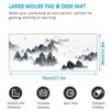 LL-COEUR Landscape Extended Mousepad 27.5x11.8x0.12inch Waterproof Keyboard Mouse Mat with Anti-Slip Rubber Base Long Desk Pad for Gamer Office Home view 2