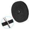 PATIKIL Hook and Loop Straps 0.8 in x 65 Ft, Adjustable Cinch Straps Fastening Cable Straps for Bundling Storage Organization, Black view 4