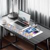 LL-COEUR Sea Wave Large Gaming Mouse Pad 31.4x15.7x0.12inch Long Computer Mouse Mat with Non-Slip Base Stitched Edges Office Desk Accessories Gifts view 3