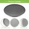 ACROPIX Universal 6" Car Speaker Grills Cover Mesh Round 6 Inch Audio Speaker Subwoofer Guard Protector Case Iron Plating Silver Tone Black - Pack of 2 view 4