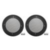 ACROPIX Universal 4" Car Speaker Grills Cover Mesh Round 4 Inch Audio Speaker Subwoofer Guard Protector Case with Mounting Screws Iron ABS Black - Pack of 2 view 1