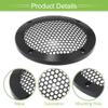 ACROPIX Universal 3" Car Speaker Grills Cover Mesh Round 3 Inch Audio Speaker Subwoofer Guard Protector Case with Mounting Screws Iron Aluminum Alloy Black - Pack of 2 view 4