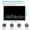 LL-COEUR Black Large Gaming Mouse Pad 23.6x15.7x0.12inch Extended Computer Laptop Keyboard Mouse Mat XXL Oversized PC Office Desktop Protector Mat XL view 2