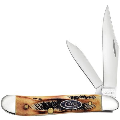 Case XX WR POCKET KNIFE, PEANUT - 6.5 BONESTAG, 2 7/8 INCHES CLOSED, ITEM #39876