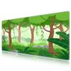 LL-COEUR Green Plant Extended Mouse Mat 31.4x15.7x0.12inch Laptop Keyboard Pad with Non-Slip Rubber Base Long Desk Topper Mat for Gaming Office Home view 1