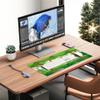 LL-COEUR Green Plant Extended Mouse Mat 31.4x15.7x0.12inch Laptop Keyboard Pad with Non-Slip Rubber Base Long Desk Topper Mat for Gaming Office Home view 4