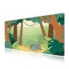 LL-COEUR Green Plant Extended Mouse Mat 27.5"x11.8"x0.12" Laptop Keyboard Pad with Non-Slip Rubber Base Long Desk Topper Mat for Gaming Office Home XXXL view 1