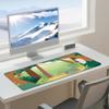 LL-COEUR Green Plant Extended Mouse Mat 27.5"x11.8"x0.12" Laptop Keyboard Pad with Non-Slip Rubber Base Long Desk Topper Mat for Gaming Office Home XXXL view 4