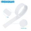 PATIKIL Hook and Loop Straps 0.8 in x 82 Ft, Adjustable Cinch Straps Fastening Cable Straps for Bundling Storage Organization, White view 3