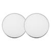 ACROPIX Universal 6" Car Speaker Grills Cover Mesh Round 6 Inch Audio Speaker Subwoofer Guard Protector Case Iron Plating Silver Tone White - Pack of 2 view 1