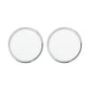ACROPIX Universal 1" Car Speaker Grills Cover Mesh Round 1 Inch Audio Speaker Subwoofer Guard Protector Case Iron Plating Silver Tone White - Pack of 2 view 1