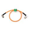 HangTon 12G 6G 3G SDI Cable for Sony Canon ARRI RED Komodo Camera Teradek Hollyland Wireless System Transvideo Atomos Monitor, 90-Degree Right Angle BNC 50cm view 1