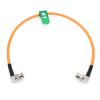 HangTon 12G 6G 3G SDI Cable for Sony Canon ARRI RED Komodo Camera Teradek Hollyland Wireless System Transvideo Atomos Monitor, 90-Degree Right Angle BNC 50cm view 3