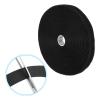 PATIKIL Hook and Loop Straps 0.8 in x 33 Ft with 50pcs Metal Buckle, Adjustable Cinch Straps Fastening Cable Straps for Bundling Storage Organization, Black view 4