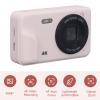 BTSEURY Camera for Kids, Digital Camera, Color FHD 4K 48MP Point Shoot 8X Zooming Compact Small Digital Camera, view 2
