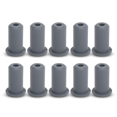 10pcs Cable Routing Kit for wall cable grommet for Silicone Cable Feed Through Bushings Wall Grommet for Series Cable 0.75in Diameter (Grey) Cable Raceways
