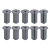 10pcs Cable Routing Kit for wall cable grommet for Silicone Cable Feed Through Bushings Wall Grommet for Series Cable 0.75in Diameter (Grey) Cable Raceways view 2