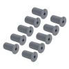 10pcs Cable Routing Kit for wall cable grommet for Silicone Cable Feed Through Bushings Wall Grommet for Series Cable 0.75in Diameter (Grey) Cable Raceways view 3