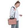 15.6 inch Slim Laptop Case with Strap Laptop Tote Bag Computer Messenger Bag Travel Essentials - Red Lobster Print view 4