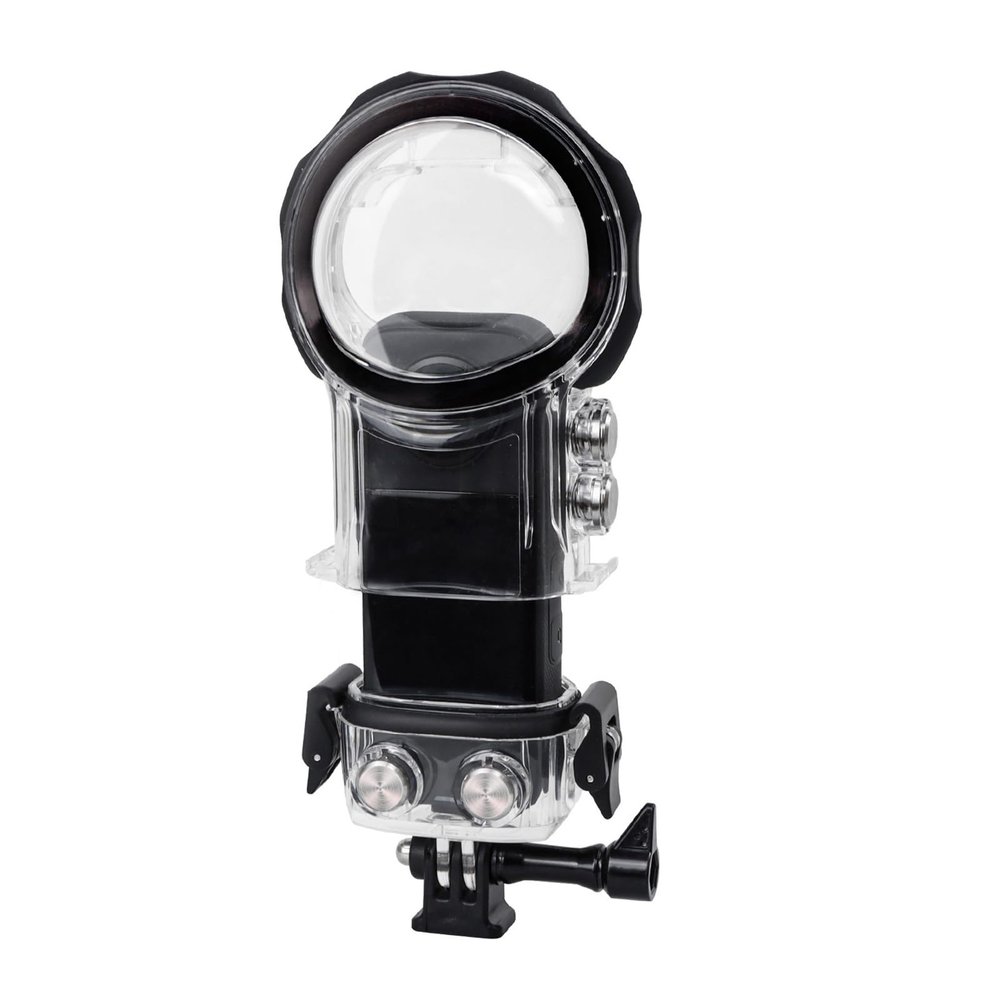 JNIYHGENS 40m Waterproof PC Case Underwater Housing Diving Shells Protective Cover for 360 Action Camera Replacement Accessory