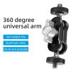 JNIYHGENS Aluminum Tripod Arm Bracket for Cameras Video Fill Light External Strange Hand LED Photography view 2