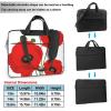 15.6 inch Slim Laptop Case with Strap Laptop Tote Bag Computer Messenger Bag Travel Essentials - poppy flowers view 3