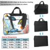 14 inch Slim Laptop Case with Strap Laptop Tote Bag Computer Messenger Bag Travel Essentials - colorful fish in the sea view 4