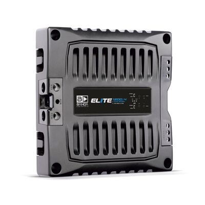 BANDA Audioparts ELITE1200.41OHM 4-Channel Vehicle Audio Amplifier 4 x 300 Wrms 1-Ohm Car Amp D Class High-Powered Mono Amplifier Subsonic Low Pass Filter Stable LED Indicators Sound - 1200.41OHM